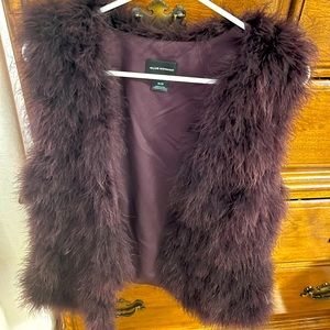 Club Monaco brand new fur vest